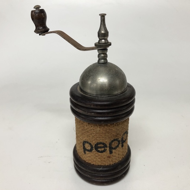 PEPPER GRINDER, 'Pepper' w Metal Handle